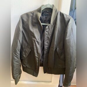 Forest Green Bomber Uniqlo